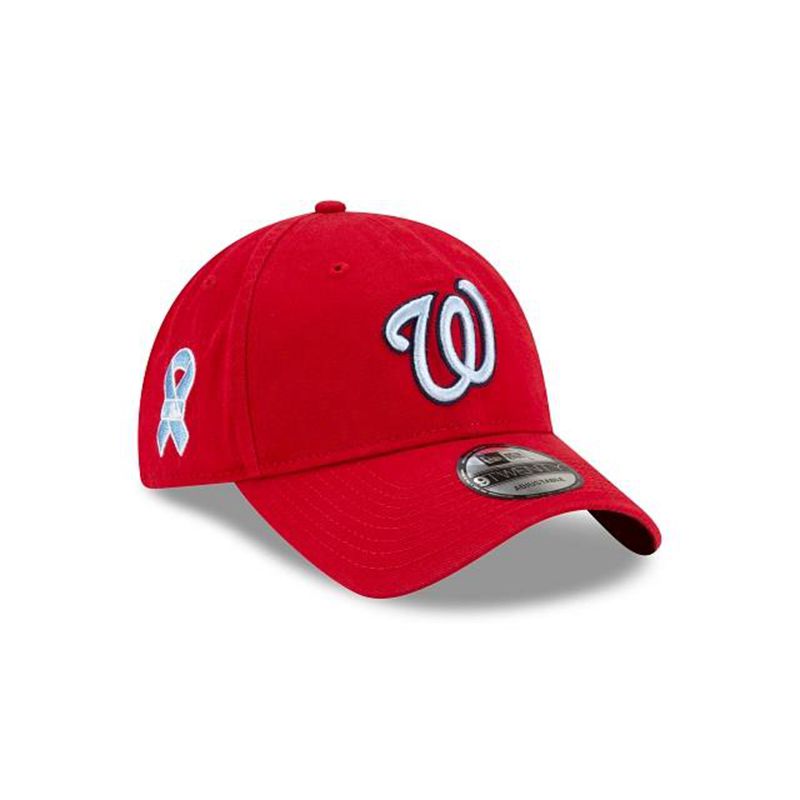 MLB Washington Nationals Father's Day 9Twenty Adjustable (YPE0577) - Red New Era Caps